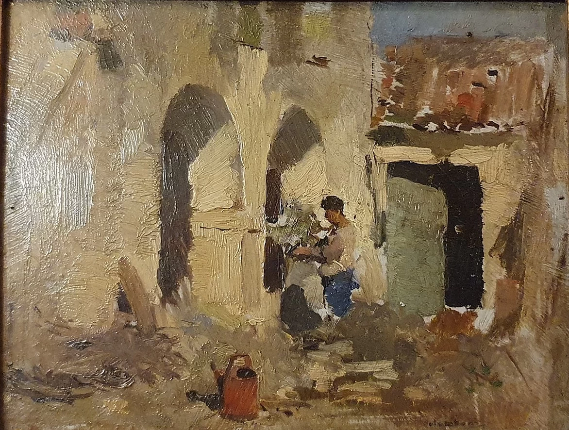 Nel cortile - Casa, museu Dr. Anastácio Gonçalves, em Lisboa